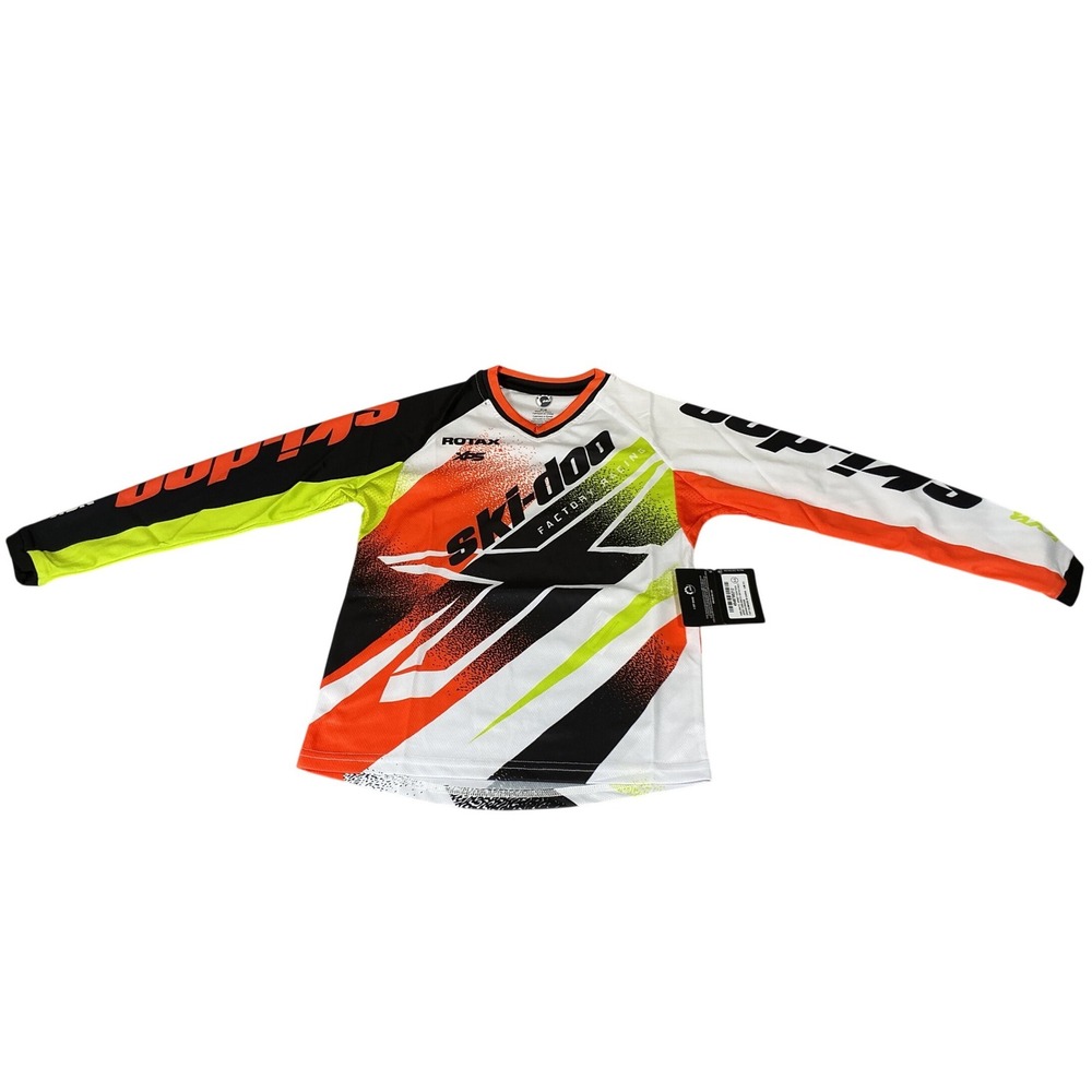Ski-Doo Kids Motocross Jersey 5-6 BRP Racing Orange Black MX‎ Top